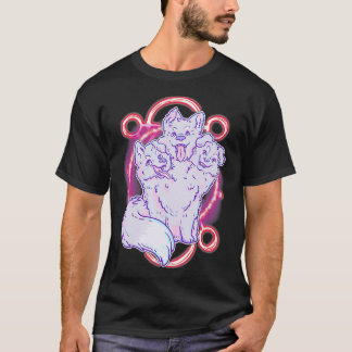 Camiseta Cerberus 3 Headed Dog  Kawaii Pastel Goth Cute