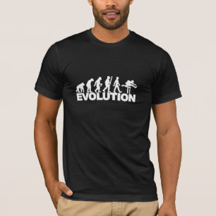 Camiseta cerc o atletismo da evolução