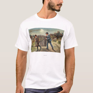 Camiseta Cerca do carregando do Dia das Bruxas GreetingBoys