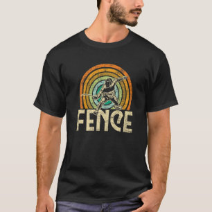 Camiseta Cerca Retrô Antiga Esgrima Espadachim Espada