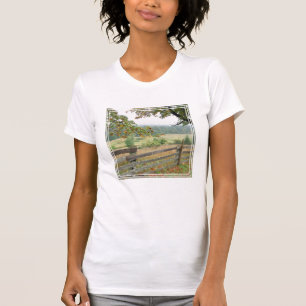 Camiseta Cerca Velha numa Fazenda