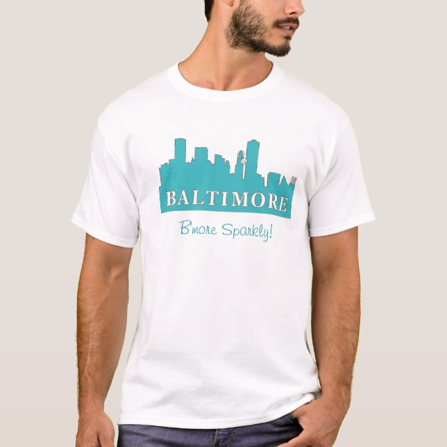 Camiseta Cerceta B'more Sparkly! (Frente)