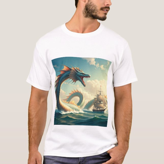 Camiseta Cerco da Serpente do Mar (Frente)