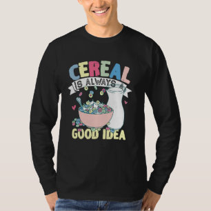 Camiseta Cereais É Sempre Uma Boa Ideia Para O Café Da Manh