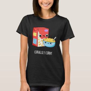 Camiseta Cereais Engraçados Cereais Cereais Cereais Engraça