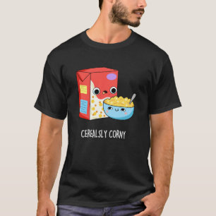 Camiseta Cereais Engraçados Cereais Cereais Cereais Engraça