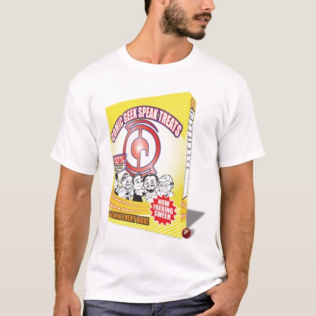 Camiseta Cereal de CGS com URL (Frente)
