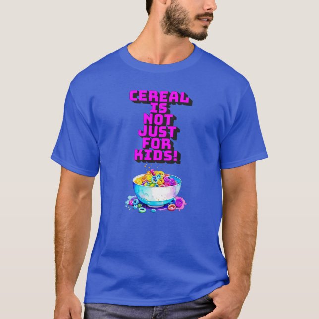 Camiseta Cereal não é só para crianças (Frente)