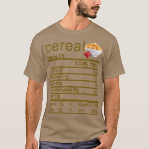 Camiseta cereal Nutrição Fata Natal de Ação de Graças