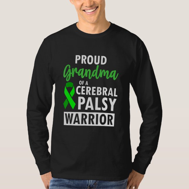 Camiseta Cerebral Palsy CP Awareness Proud Warrior Survivor (Frente)