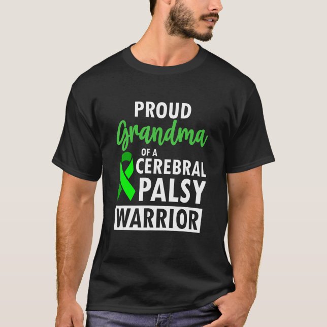 Camiseta Cerebral Palsy CP Awareness Proud Warrior Survivor (Frente)