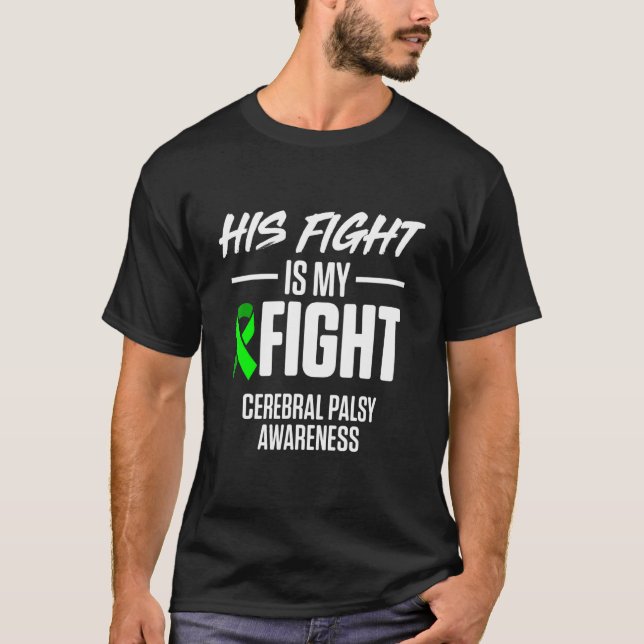 Camiseta Cerebral Palsy CP Consciência Sua Sobrevivência Gu (Frente)