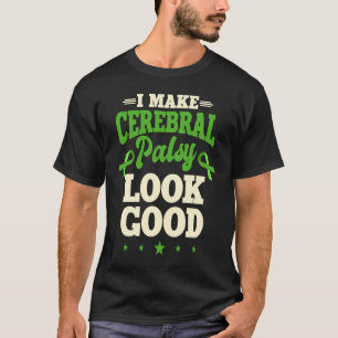 Camiseta Cerebral Paralisia Doente Sensibilização Verde Fit