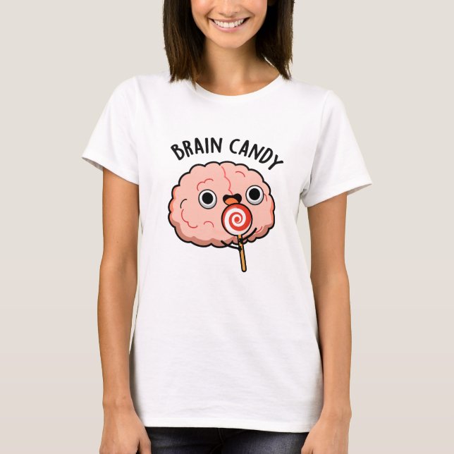 Camiseta Cérebro Adormecido Anatomia cerebral Engraçada (Frente)