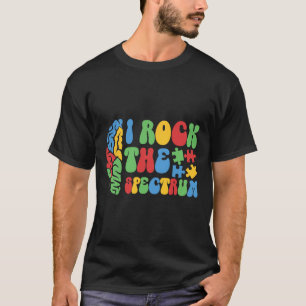 Camiseta Cérebro Autismo Eu Agito O Espectro Sensibilização