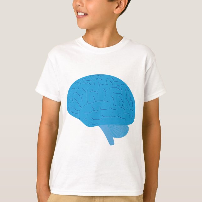 Camiseta Cérebro Azul (Frente)
