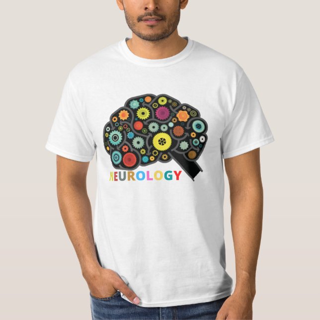 CAMISETA CÉREBRO COM NEUROLOGIA (Frente)