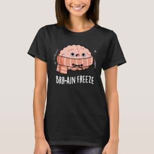 Camiseta Cérebro Congelar Biologia Engraçada Anatomia Pun E