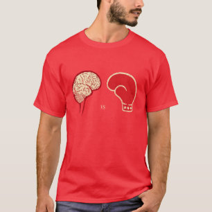 Camiseta Cérebro contra o Brawn