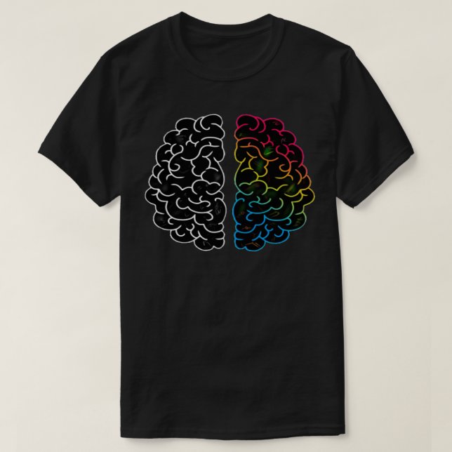 Camiseta Cérebro da Neurociência Engraçado (Frente do Design)