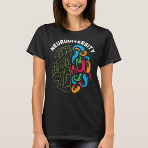 Camiseta Cérebro da Neurodiversidade para o Cirurgião da Co