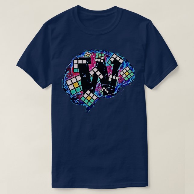 Camiseta Cérebro de Trabalho (Frente do Design)