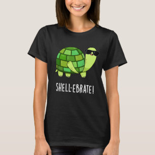 Camiseta Cérebro Enbrado Engraçado Tortoise Animal Pun Dark