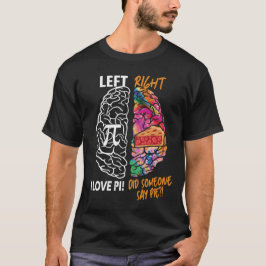 Camiseta Cérebro esquerdo - Cérebro direito