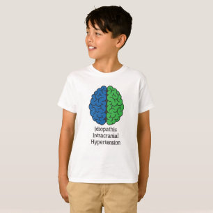 Camiseta Cérebro Intracranial idiopático da hipertensão