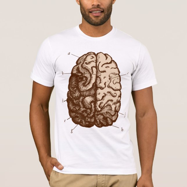 Camiseta Cérebro, miolos, hannibal! (Frente)