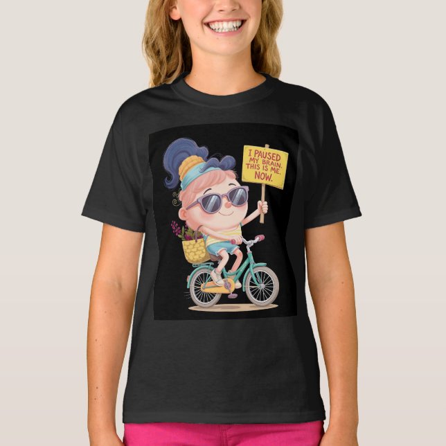 Camiseta Cérebro na pausa: Sou Eu! Agora (Frente)
