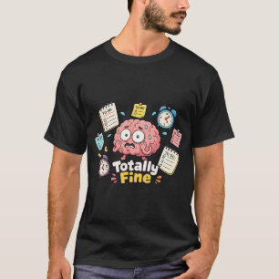 Camiseta Cérebro Totalmente Bem