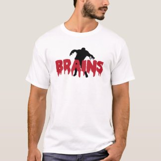 Camiseta Cérebros do zombi