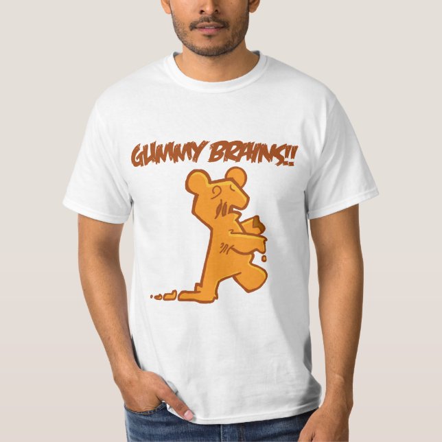 Camiseta Cérebros gomosos (Frente)