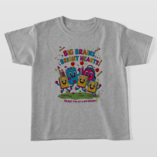 Camiseta Cérebros Grandes, Corações Brilhantes – 1º e 2º An