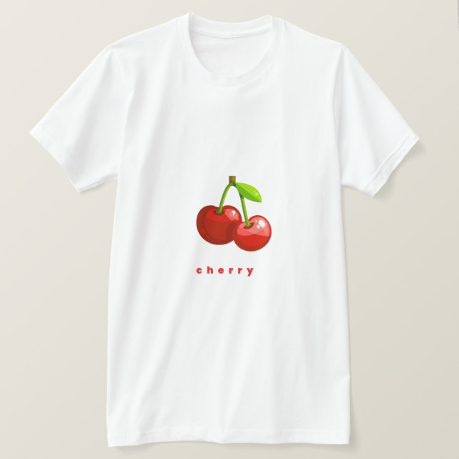 camiseta cereja (Frente do Design)