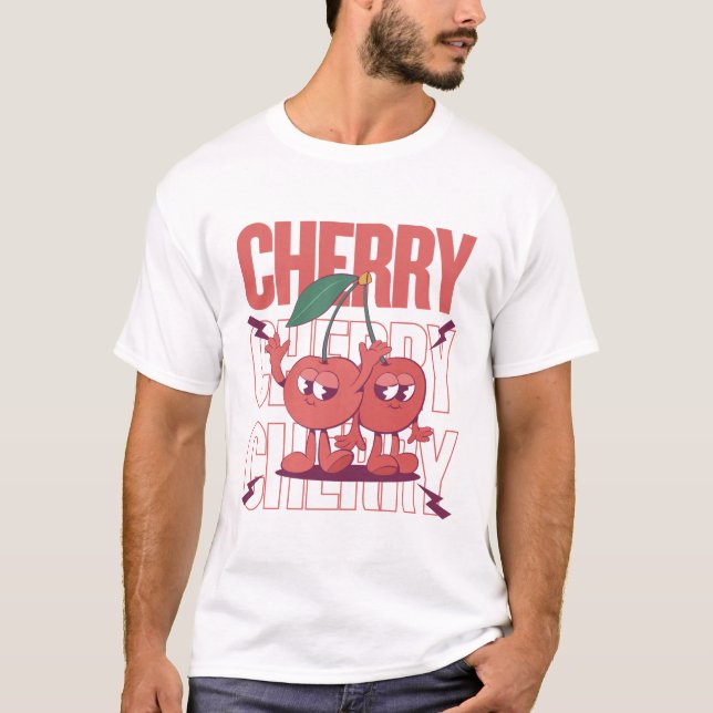 Camiseta cereja (Frente)