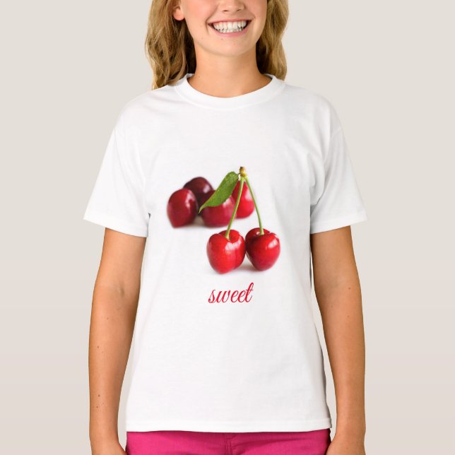 Camiseta Cereja doce (Frente)