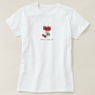Camiseta Cereja estética fofa verão fruta fresca doce