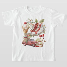 Camiseta Cerejas doces de verão