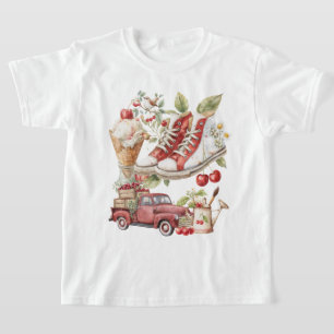 Camiseta Cerejas doces de verão