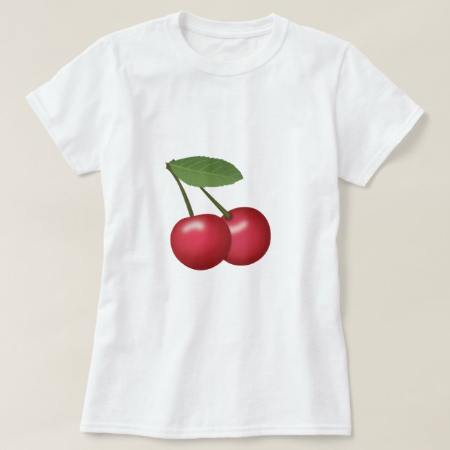 Camiseta Cerejas Emoji (Frente do Design)