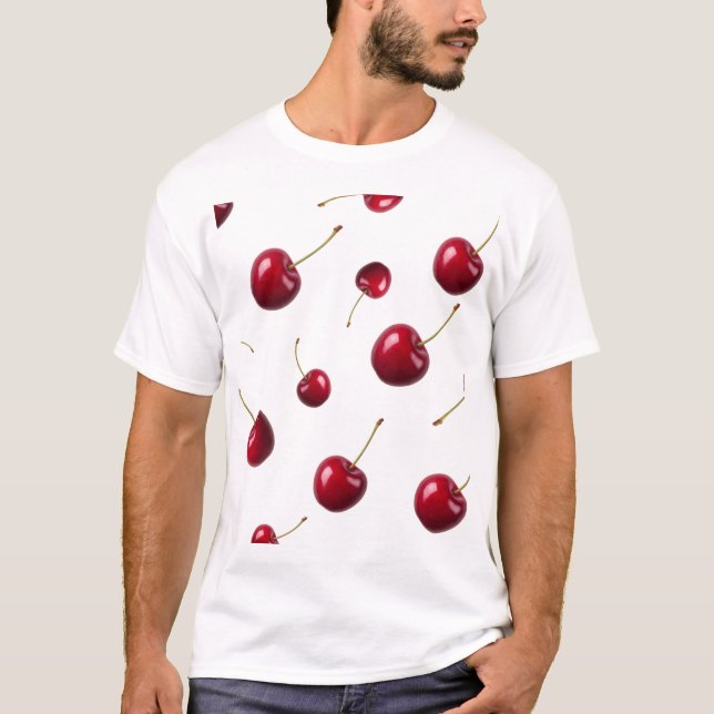 Camiseta Cerejas Espalhadas (Frente)