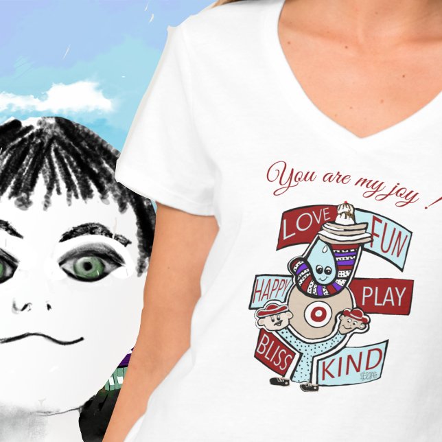 Camiseta Cerejas no Topo: Uma Celebração da Bondade (Criador carregado)