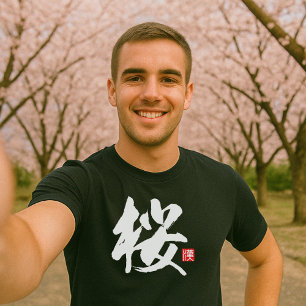 Camiseta Cerejeiras Kanji Popular [桜]