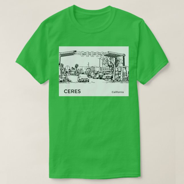 Camiseta Ceres California TShirt (Frente do Design)