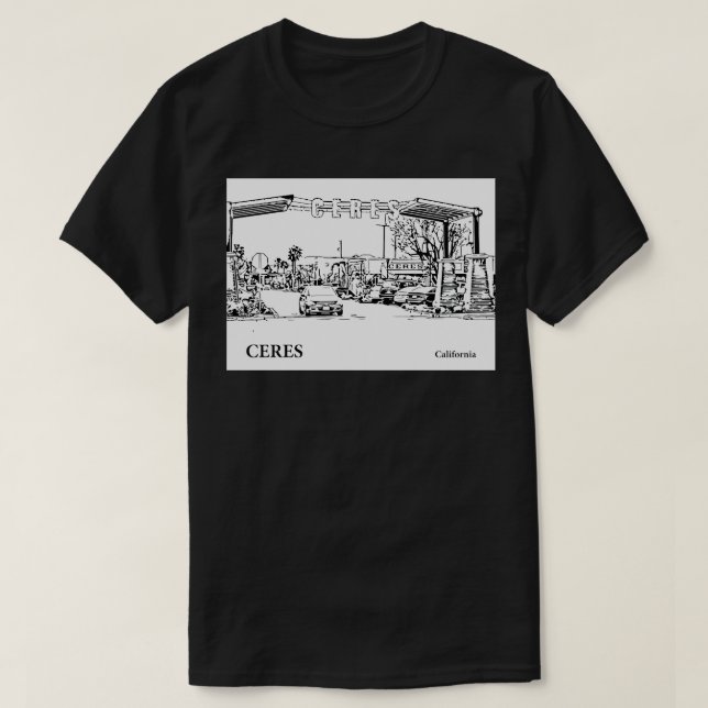 Camiseta Ceres California TShirt 2 (Frente do Design)