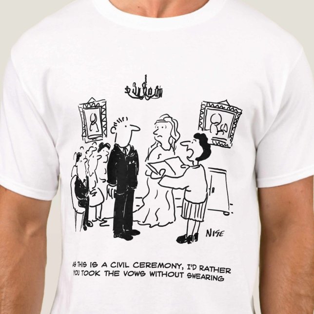 Camiseta Cerimônia de Casamento Civil numa Secretaria (Criador carregado)