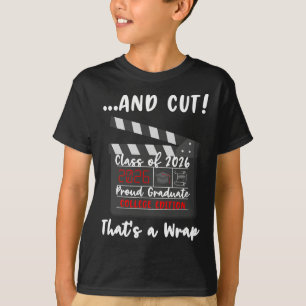 Camiseta Cerimônia de Formatura Universitária Cl De 2026 En