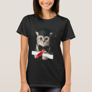 Camiseta Cerimônia de Graduação de Gato Birmanês Cap Gradua